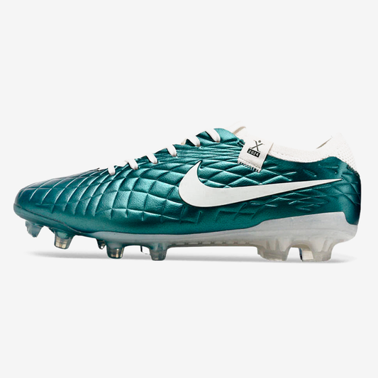 Chuteira Nike Tiempo Legend 10 FG - Azul - Edição Especial Esmeralda