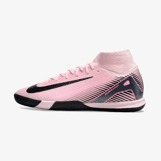 Chuteira Nike Air Zoom Mercurial Superfly 10 Elite  IC - Rosa, Cinza e Preta