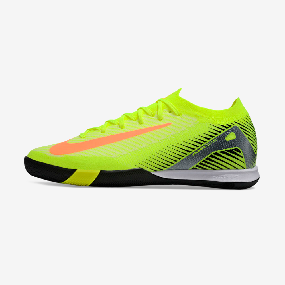 Chuteira Futsal Nike Mercurial Air Zoom Vapor 16 IC - Verde e Laranja
