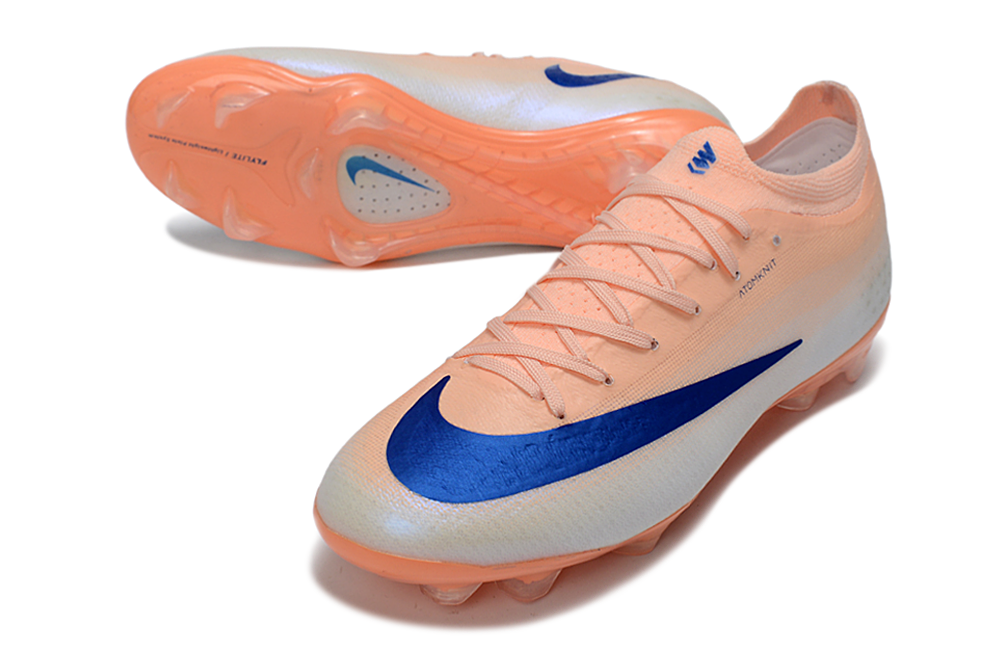 Chuteira Nike Air Zoom Mercurial Vapor 17 Elite FG - Bege e Branco