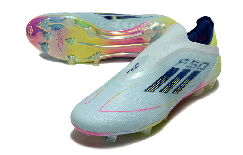 Chuteira Adidas F50 LL FG - Azul e Verde