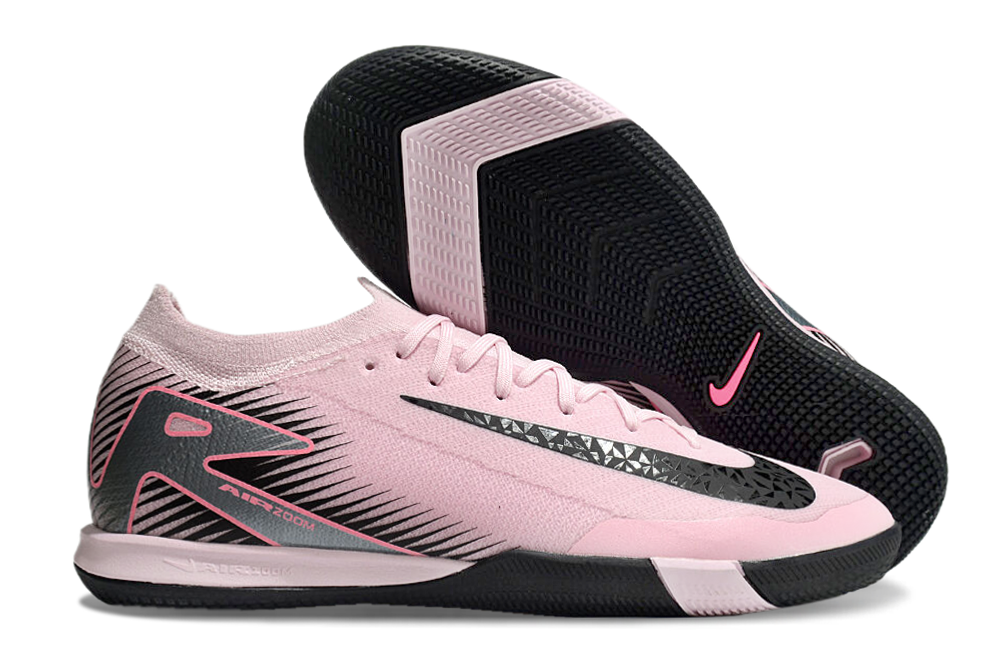Chuteira Futsal Nike Mercurial Air Zoom Vapor 16 IC - Rosa e Preta