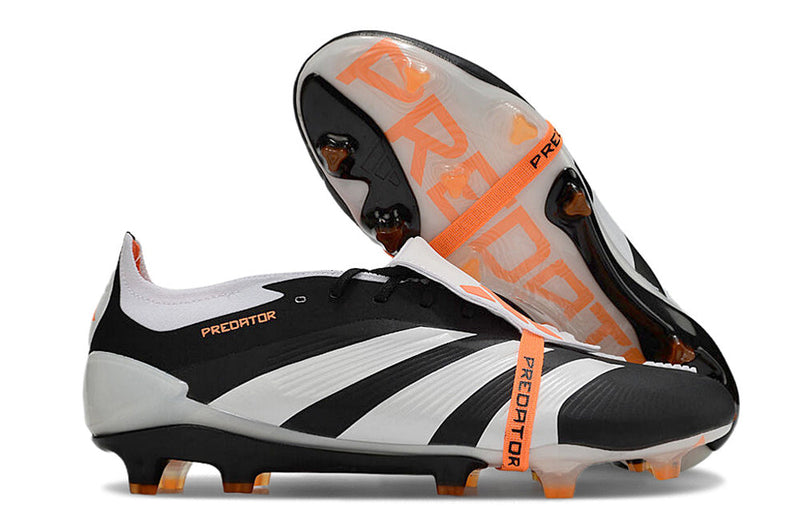 Chuteira Adidas Predator Elite Tongue FG - Cinza e Preta