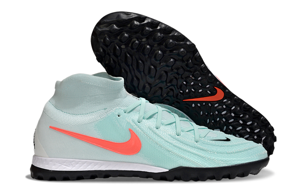 Chuteira Nike Phantom Luna TF - Azul, Branca e Laranja