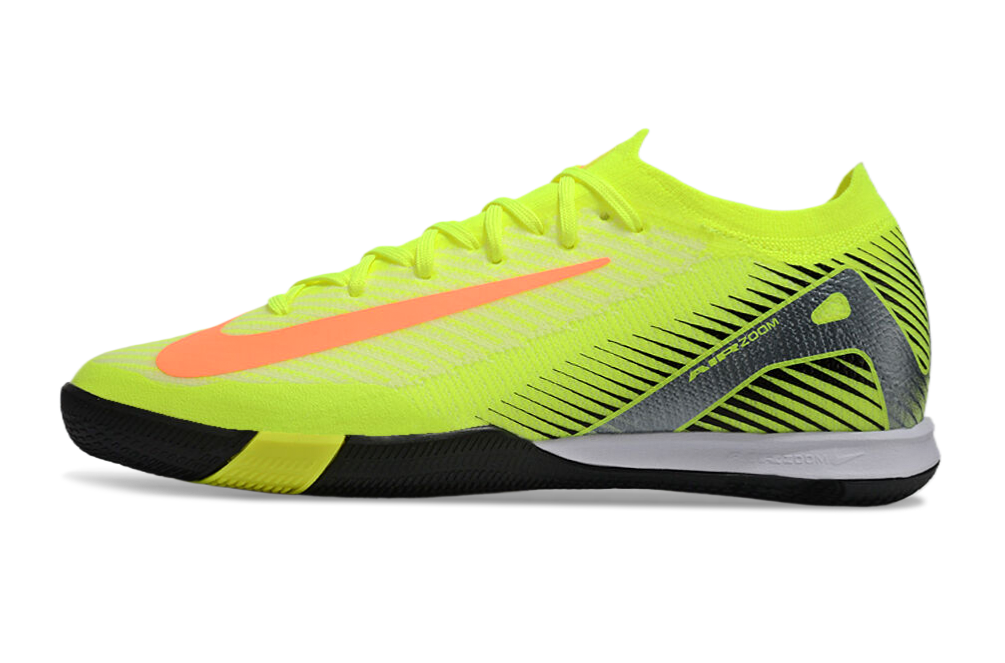 Chuteira Futsal Nike Mercurial Air Zoom Vapor 16 IC - Verde e Laranja