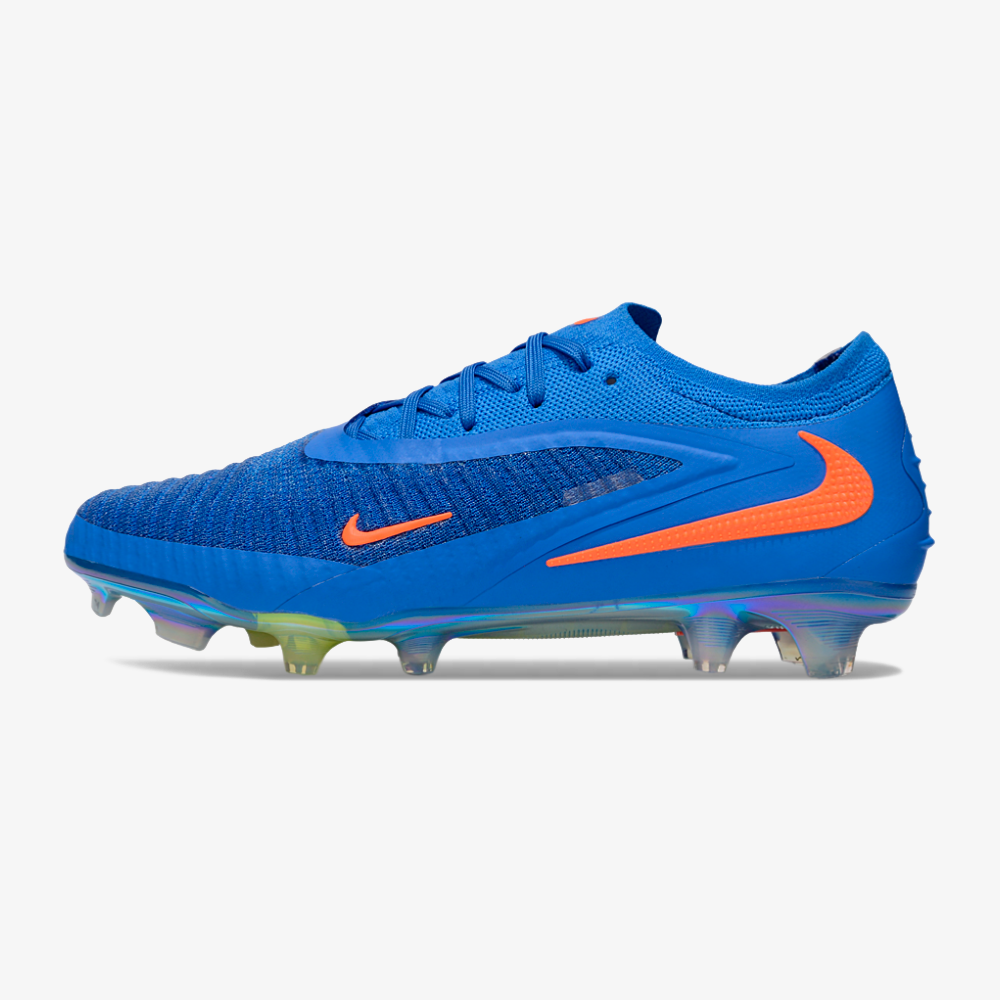 Chuteira Nike Phantom 6 Elite FG - Azul e Laranja