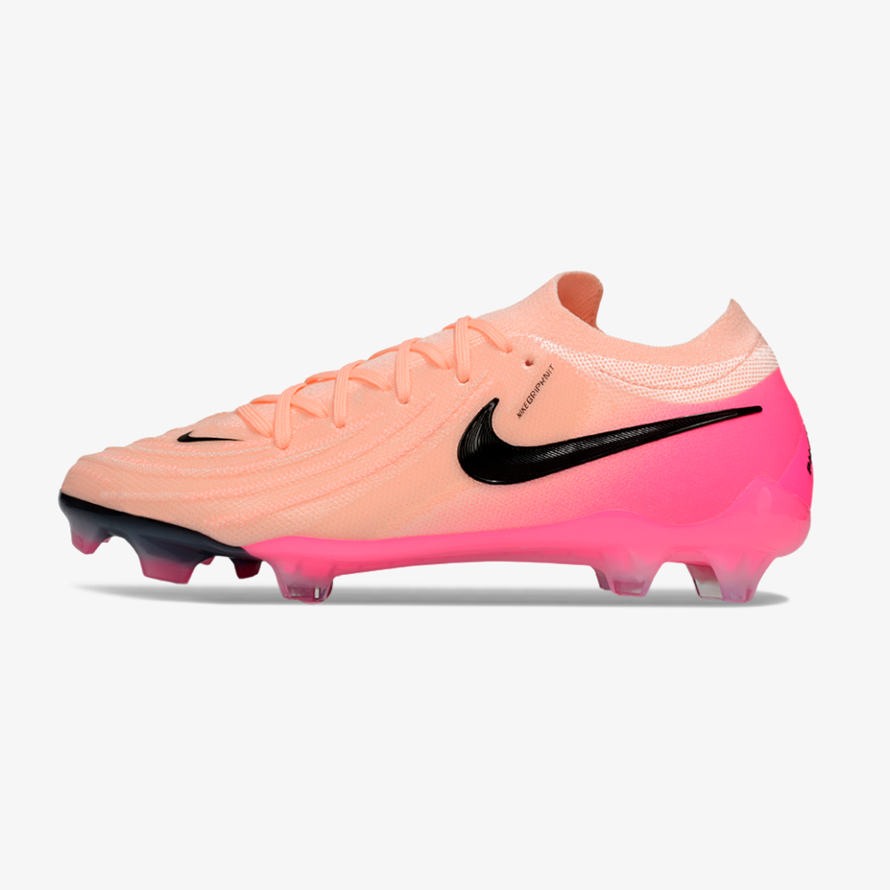 Chuteira Nike Phantom GX II FG - Rosa e Preta - Pack Prism