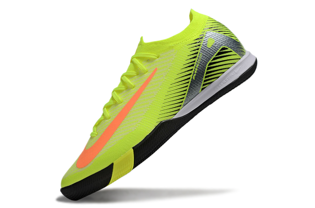 Chuteira Futsal Nike Mercurial Air Zoom Vapor 16 IC - Verde e Laranja