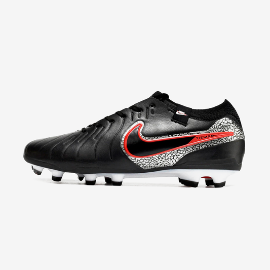 Chuteira Nike Tiempo Legend 10 FG - Preto e Vermelho