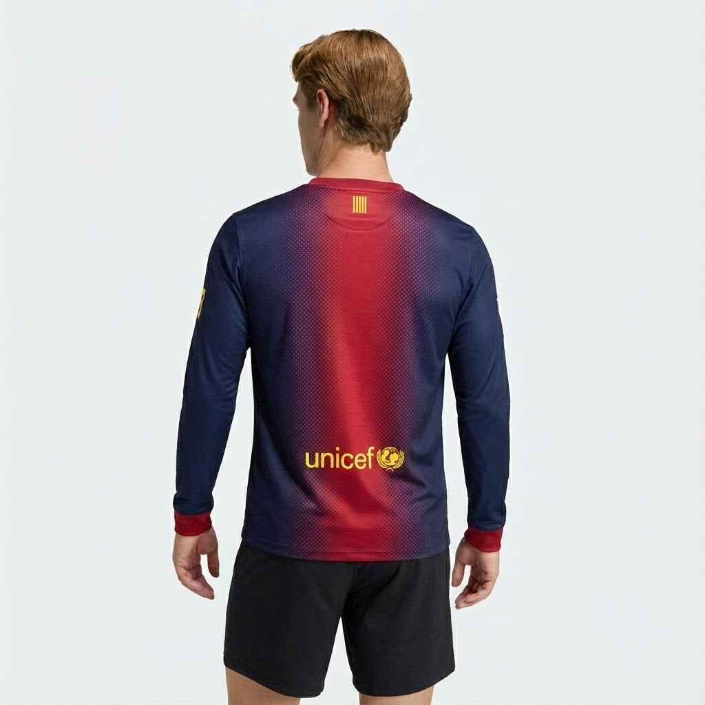 Camisa Retrô Barcelona 2012/13 I Manga Longa — imagem 2