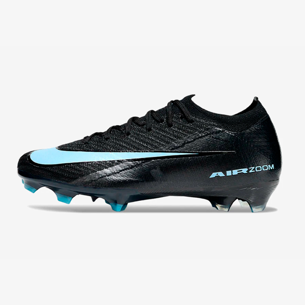 Chuteira Nike Air Zoom Mercurial Vapor 16 Elite FG - Preta e Azul - Shadow Pack