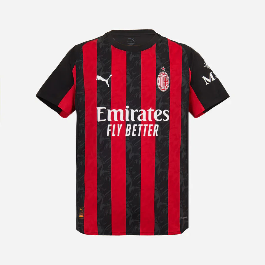 Camisa Milan 2025/26 I - detalhe