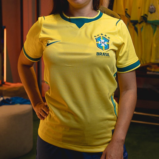 Camisa Feminina Seleção Brasileira 2026/27 I - Pronta Entrega