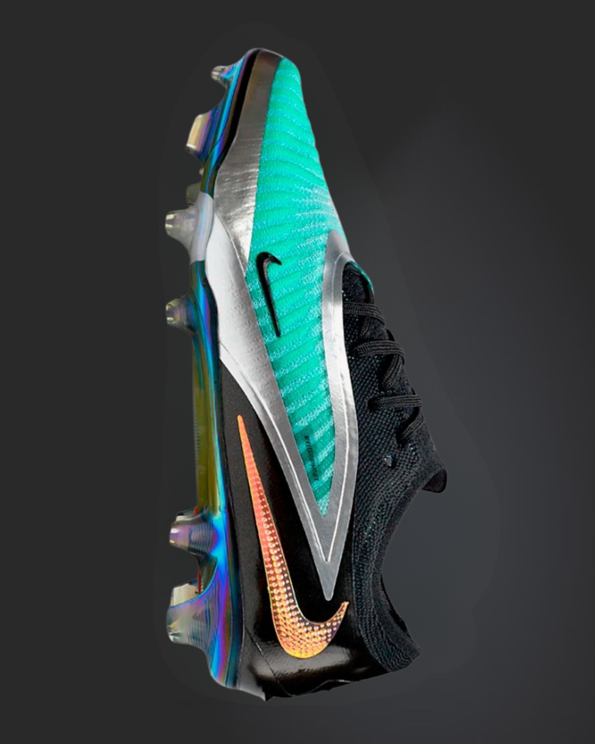 Chuteira Nike Phantom 6 Elite FG - Preta e Azul