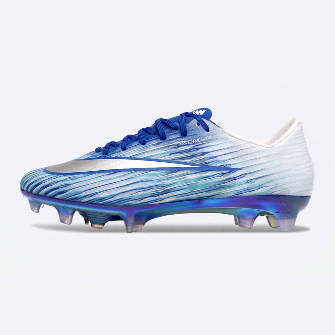 Chuteira Nike Air Zoom Mercurial Superfly 11 Elite FG - Azul e Branco