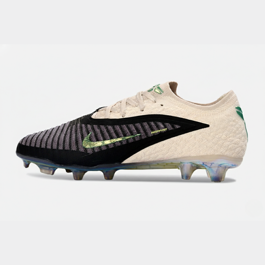 Chuteira Nike Phantom 6 Mamba Elite FG - Preto e Bege