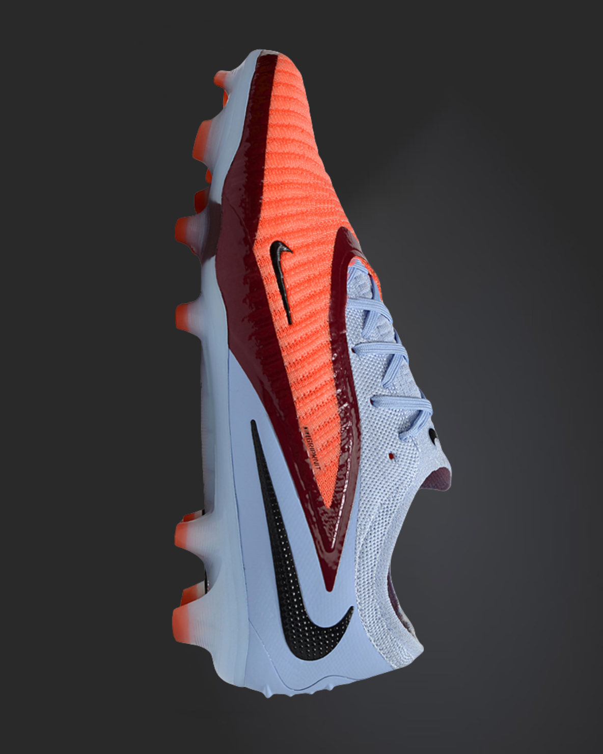 Chuteira Nike Phantom 6 Elite FG - Roxa e Laranja