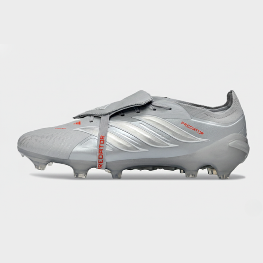 Chuteira Adidas Predator Elite FT 26 FG - Prateada e Branca