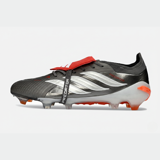 Chuteira Adidas Predator Elite FT 26 FG - Preta, Vermelha e Branca