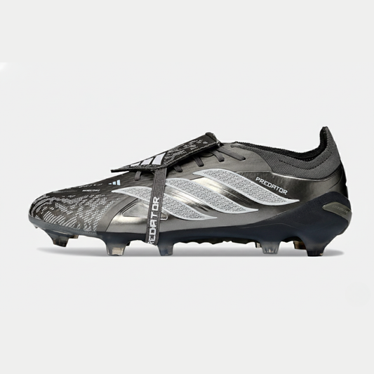 Chuteira Adidas Predator Elite FT 26 FG - Prateada e Preta