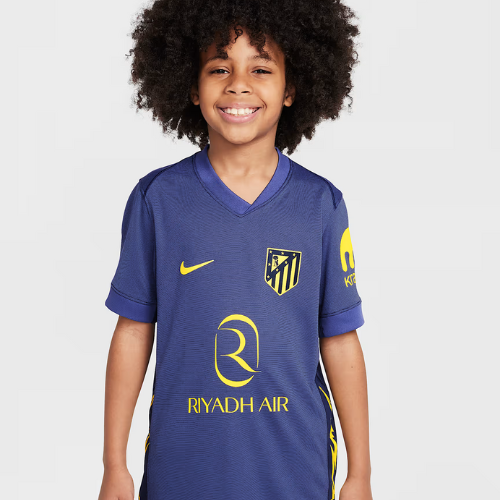 Conjunto Infantil Nike Atlético Madrid 2025/26 II Jogador - vista frontal