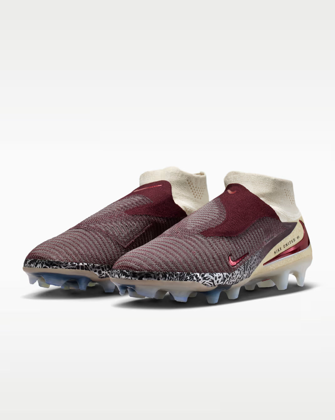Chuteira Nike Phantom 6 United Elite FG - Vermelha - imagem 6