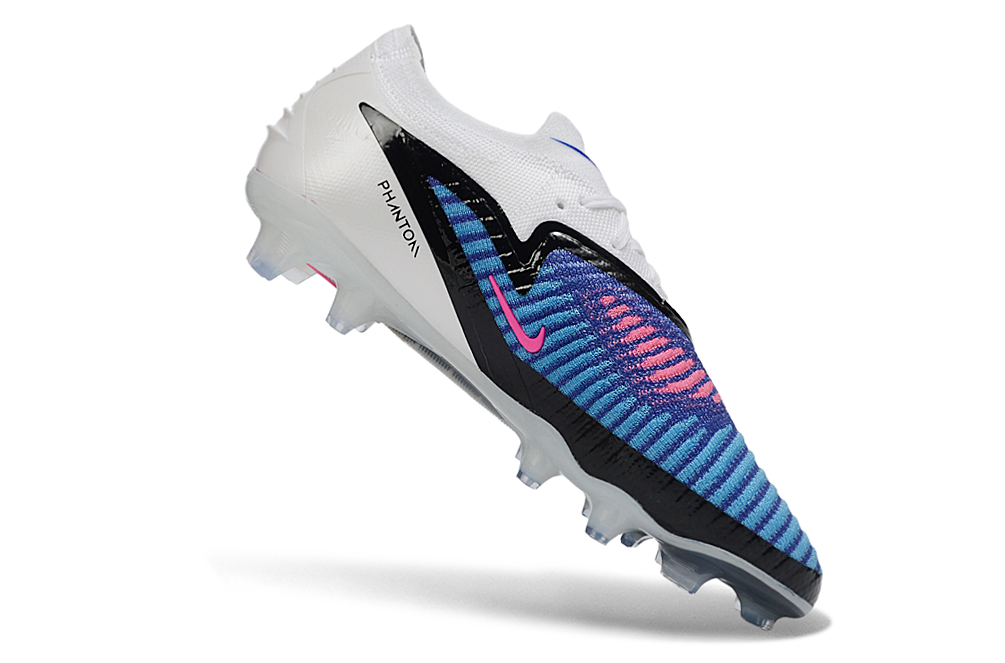 Chuteira Nike Phantom 6 Elite FG - Azul, Branca e Rosa - Attack Pack