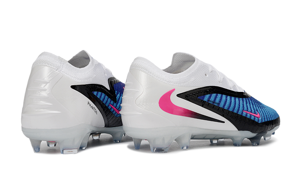 Chuteira Nike Phantom 6 Elite FG - Azul, Branca e Rosa - Attack Pack