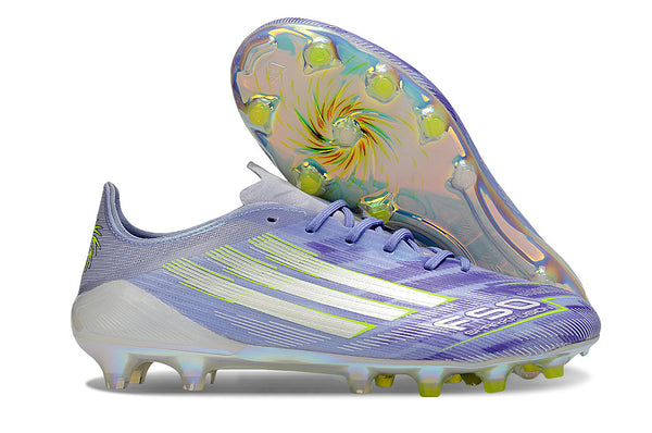 Chuteira Adidas F50 Elite FG - Roxa e Verde - Sparkfusion