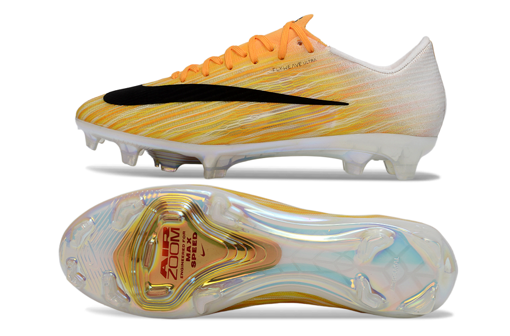 Chuteira Nike Air Zoom Mercurial Superfly 11 Elite FG - Amarelo e Cinza