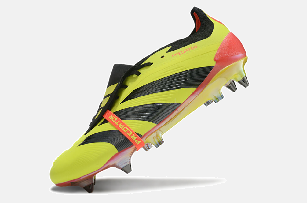 Adidas Predator Elite Fold-Over Tongue SG - Amarela, Preta e Laranja