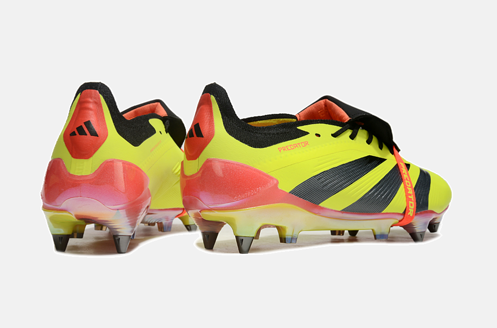 Adidas Predator Elite Fold-Over Tongue SG - Amarela, Preta e Laranja