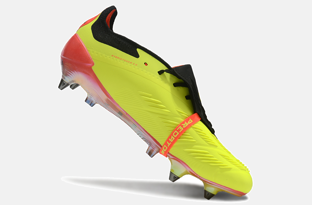 Adidas Predator Elite Fold-Over Tongue SG - Amarela, Preta e Laranja
