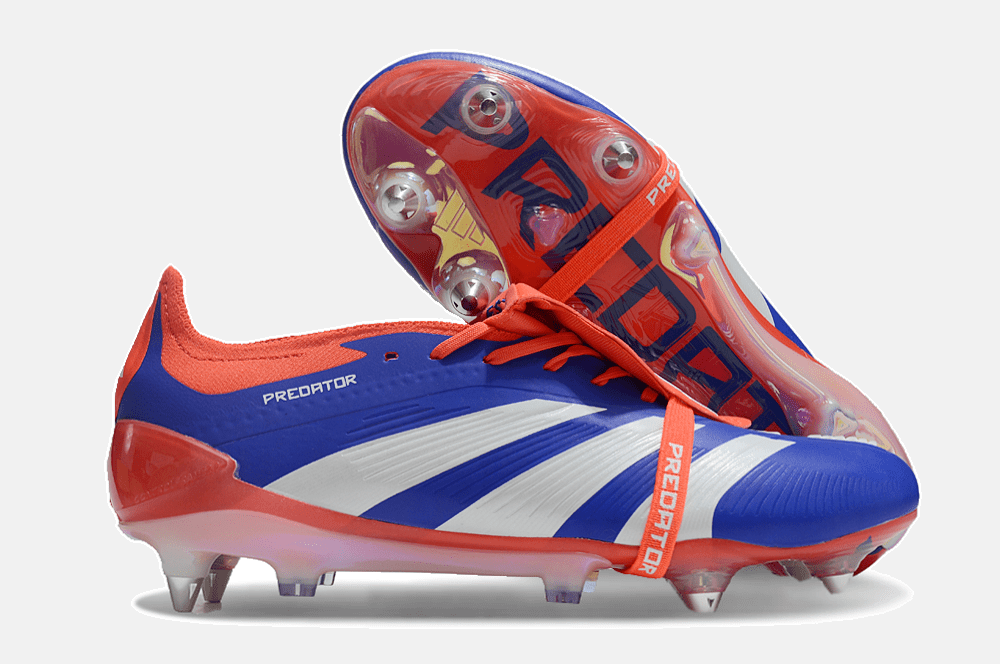 Adidas Predator Elite Fold-Over Tongue SG - Azul, Laranja e Branca - MAGNUM SPORT*