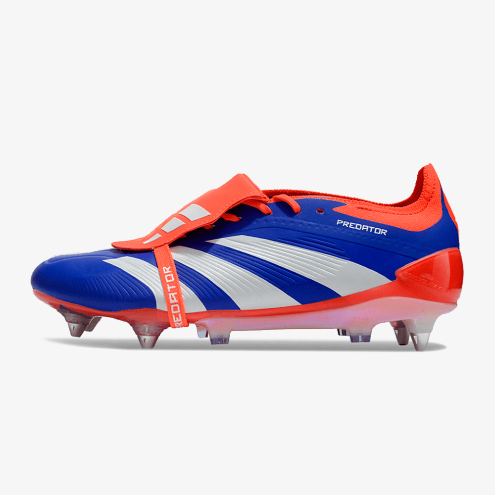 Adidas Predator Elite Fold-Over Tongue SG - Azul, Laranja e Branca - MAGNUM SPORT*