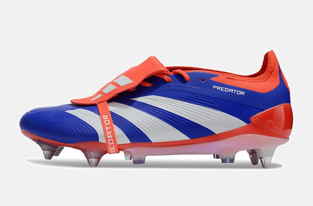 Adidas Predator Elite Fold-Over Tongue SG - Azul, Laranja e Branca - MAGNUM SPORT*