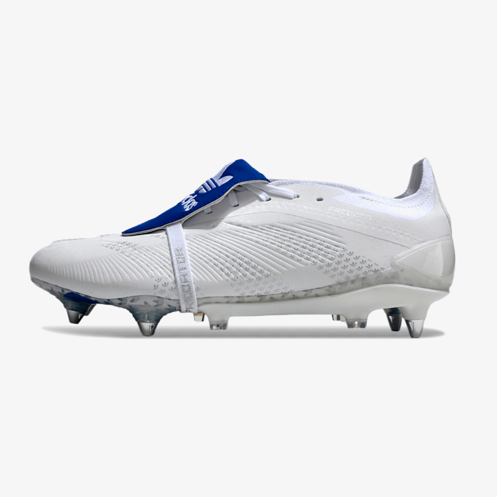 Adidas Predator Elite Fold-Over Tongue SG - Branca e Azul - MAGNUM SPORT*