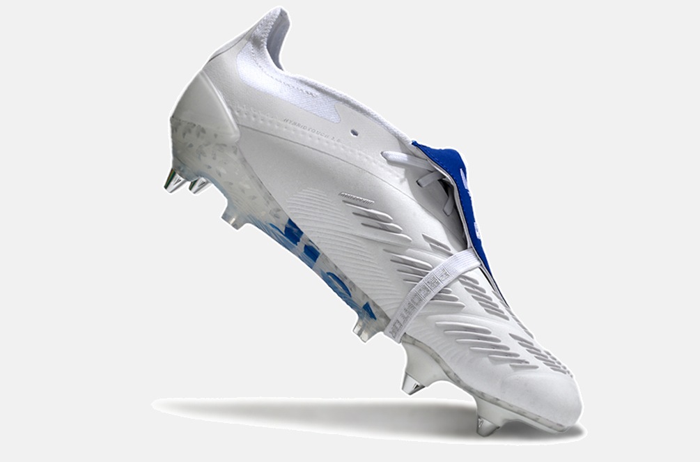 Adidas Predator Elite Fold-Over Tongue SG - Branca e Azul