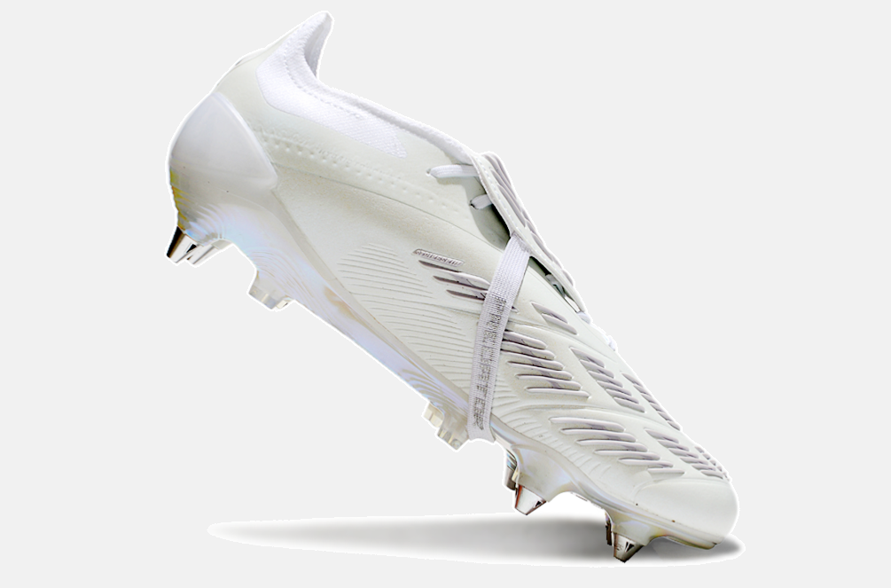 Adidas Predator Elite Fold-Over Tongue SG - Branca e Prata