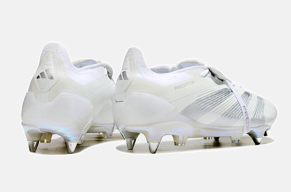 Adidas Predator Elite Fold-Over Tongue SG - Branca e Prata