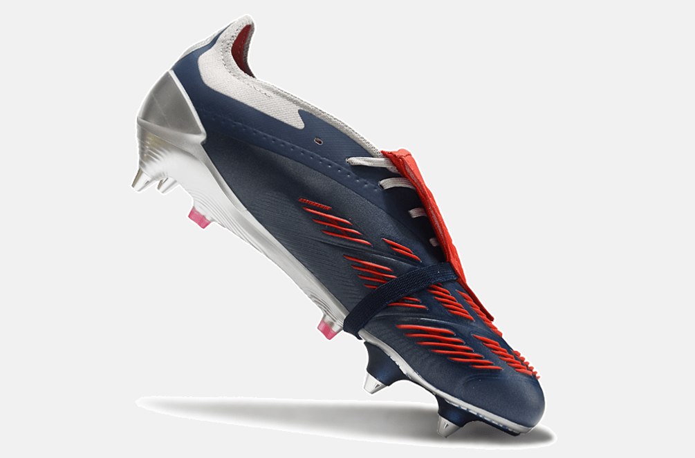 Adidas Predator Elite Fold-Over Tongue SG - Prata, Azul e Vermelha - MAGNUM SPORT*