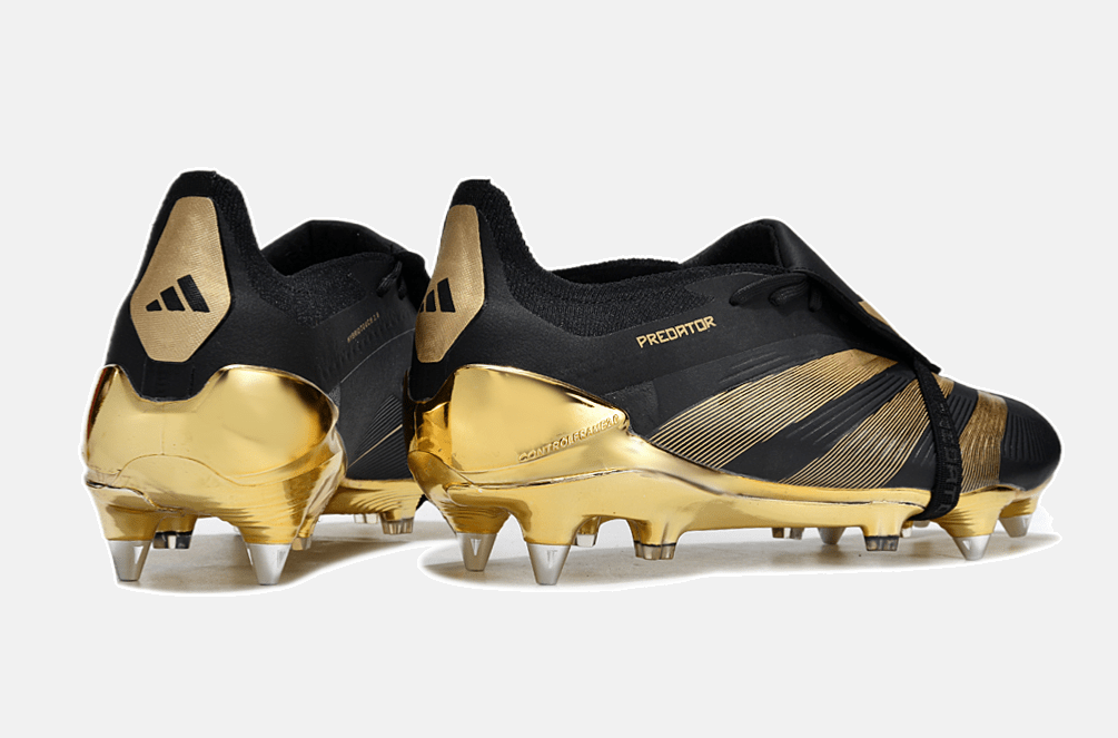 Adidas Predator Elite Fold-Over Tongue SG - Preta e Dourada - MAGNUM SPORT*