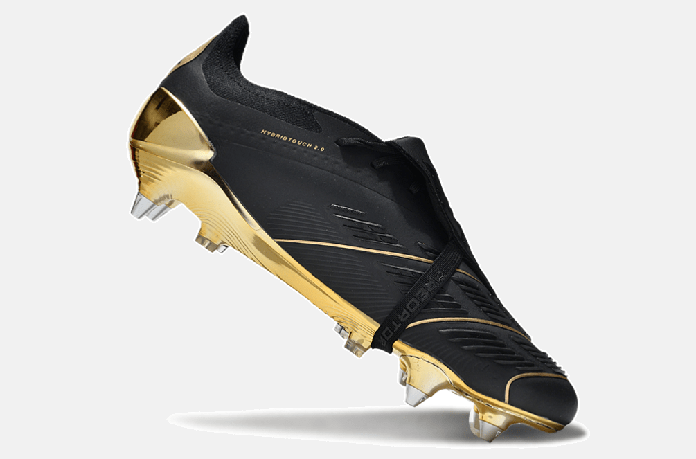 Adidas Predator Elite Fold-Over Tongue SG - Preta e Dourada - MAGNUM SPORT*
