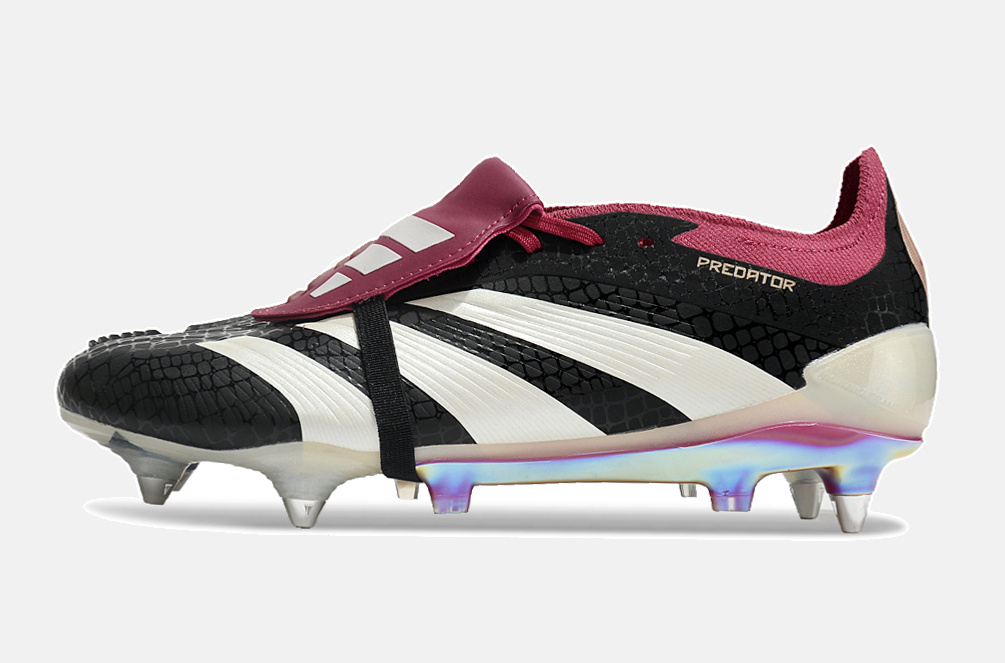 Adidas Predator Elite Fold-Over Tongue SG - Preta e Vinho