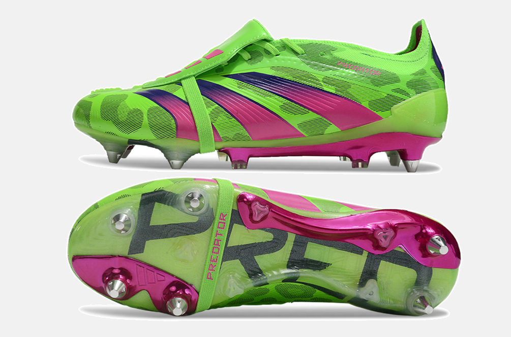 Adidas Predator Elite Fold-Over Tongue SG - Verde, Rosa e Roxa - MAGNUM SPORT*