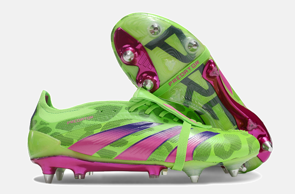 Adidas Predator Elite Fold-Over Tongue SG - Verde, Rosa e Roxa - MAGNUM SPORT*