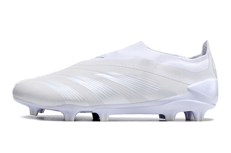 Chuteira Adidas Predator Elite Laceless FG - Branca