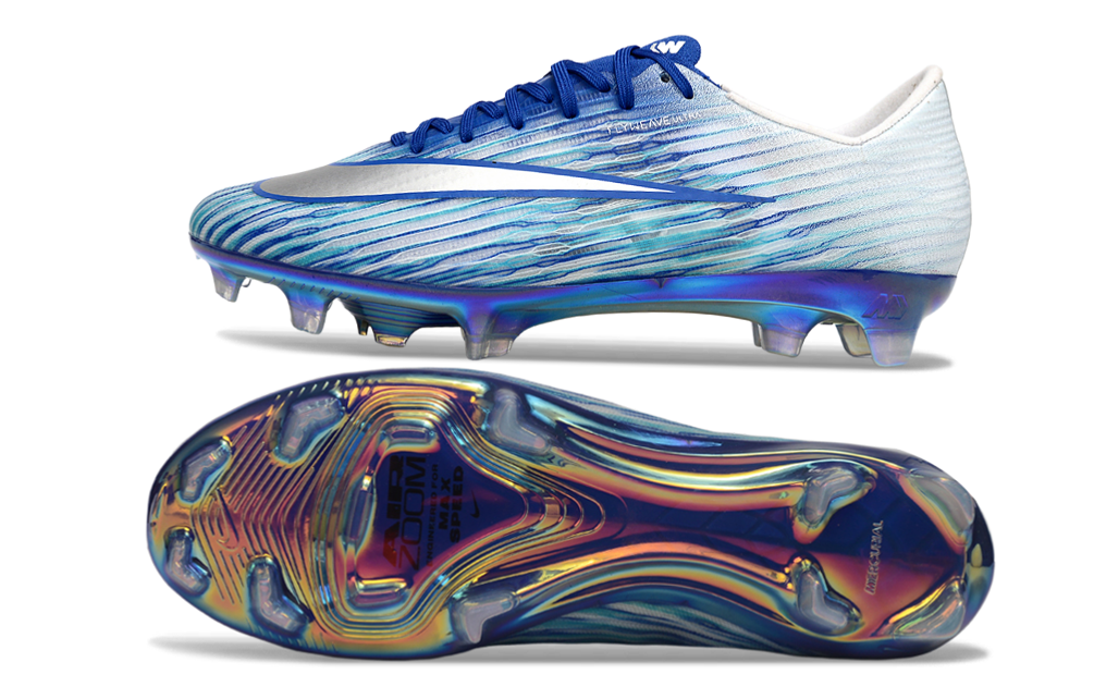 Chuteira Nike Air Zoom Mercurial Superfly 11 Elite FG - Azul e Branco