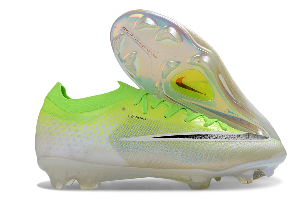 Chuteira Nike Air Zoom Mercurial Vapor 17 Elite FG - Verde e Branco