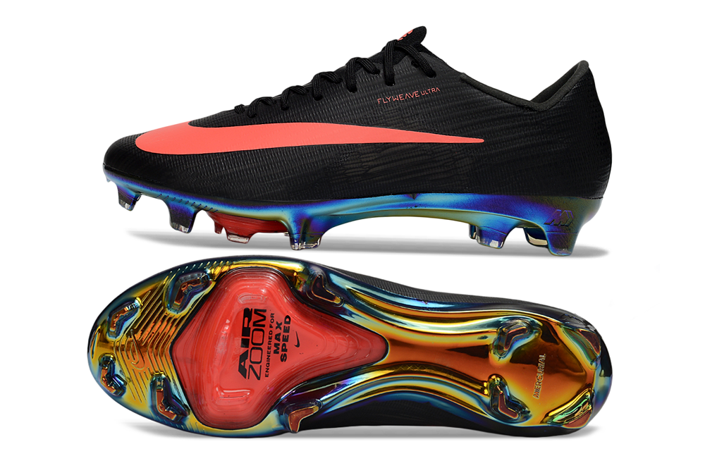 Chuteira Nike Air Zoom Mercurial Superfly 11 Elite FG - Preto e Vermelho